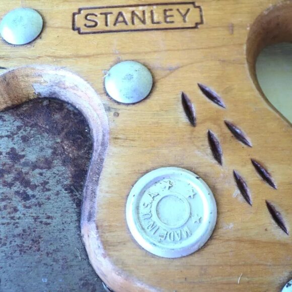 Stanley Handsaw Vintage Wooden Handle 26" Blade Made in the USA Professional - Picture 5 of 9